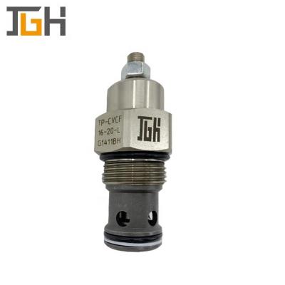 China TP-CVCF Hydraulic Operated Throttle Check Machinery Cartridge Pilot Valve for sale