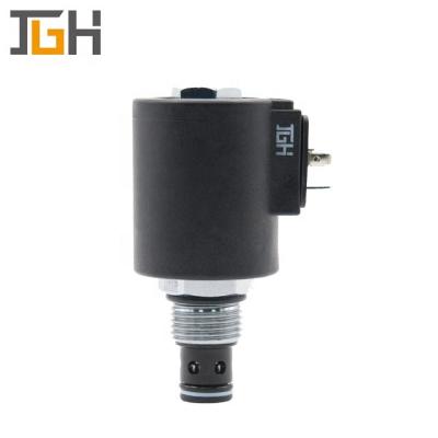 China J-HSV-12 Hydraulic Machinery Headstock Two Way Cartridge Solenoid Valve for sale