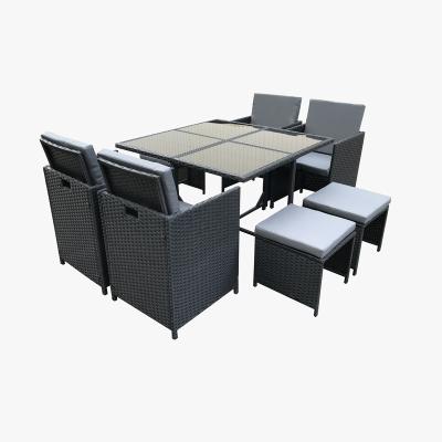 China Modern Rattan Garden Furniture Sets Full Set Of Tables And Chairs Outdoor Furniture Wicker Furniture Set for sale