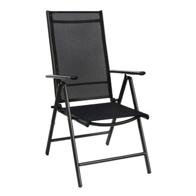 China View Adjustable Outdoor Aluminum Tube Folding Chair 7 Position Sun Lounger Folding Bed Customized Modern Sun Furniture for sale