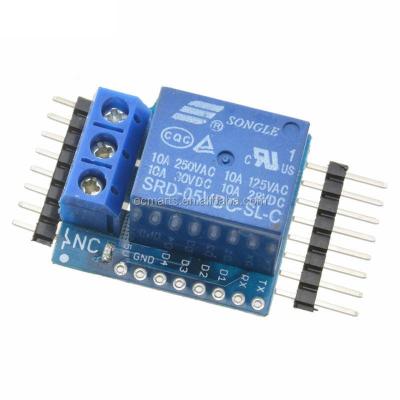 China Wemos D1 Mini Relay Development Board Wemos D1 Mini Relay Shield One Channel Wemos D1 Mini Relay Module For ESP8266 for sale