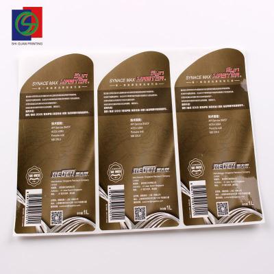 China Waterproof Eggshell Customized Roll Sticker Labels for sale