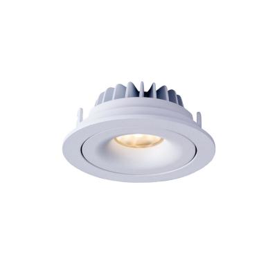 China Waterproof Dimmable Downlights IP44 COB 10W COB Cutout 83mm Rotatable Led Downlight With Die-Casting Aluminum Housing for sale