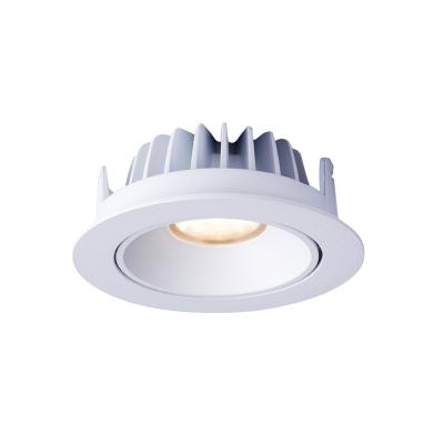 China Modern hot design die cast aluminum led indoor lighting 7W 10W recessed adjustable cob led downlight with 3000K for sale