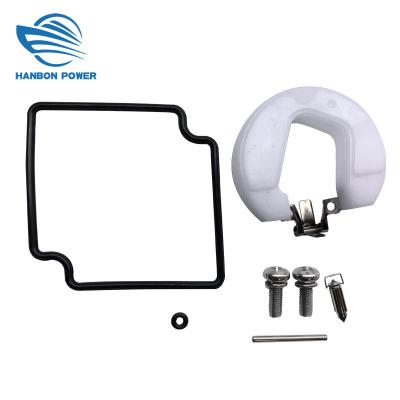 China 50% 3H6871220 3H6871220M Outboard Motor Boat Engine Carburetor Plastic Repair Kit For 3H6-87122-0 4-Stroke 4HP 5HP 6HP MFS4A2 for sale