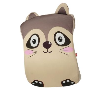 China Factory direct supply PORTABLE easy to disassemble washing refreshing cartoon breathable brown carpet bear meowing lying pillow for sale