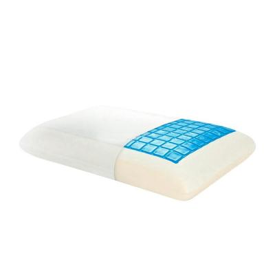 China Anti-Static Memory Foam Gel Pillow Cool Shape Bread Gel Aired Gel Memory Foam Pillow - Washable Cover for sale