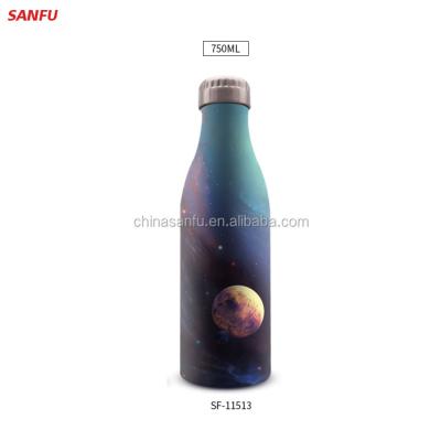 China Sustainable New Arrival Food Grade Stainless Steel Sport Eco - Friendly Insulated Water Bottle for sale