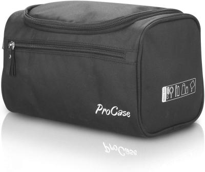 China Best Selling ProCase Toiletry Bag Travel Case Storage with Hanging Hook, Organizer for Person Carry Cosmetic Bag Accessories Shampoo for sale