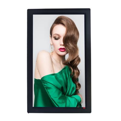 China ABS Plastic White Black 18.5 Inch Media Digital Signage Display Screen LCD Monitor For Advertising for sale