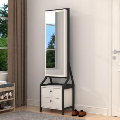 China MDF Mirror Jewelry Storage Cabinet With Dawers for bedroom furniture for sale