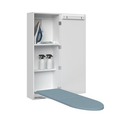 Chine MDF Wood Wall Mounted Ironing Board Cabinet with Mirror à vendre