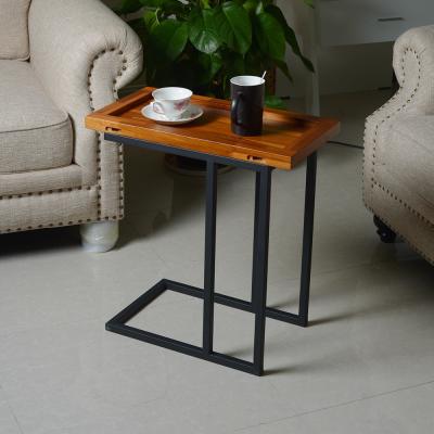 China Höhen-festes Holz Chairside-Tabelle des Wohnzimmer-Metallstand-58cm zu verkaufen