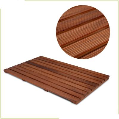 China Retro- 80*48.5*3cm Teakholz-hölzerne Bad-Matte des Küchen-Hotel- zu verkaufen