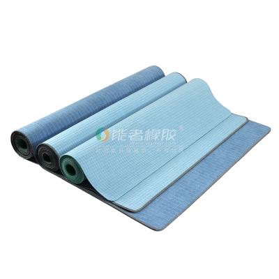 China Eco-Friendly Natural Rubber Towel + Cloth Outdoor Foldable Outdoor Mat Towel Fitness Playing Mat Non-Slip Natural Rubber Yoga Mat for sale