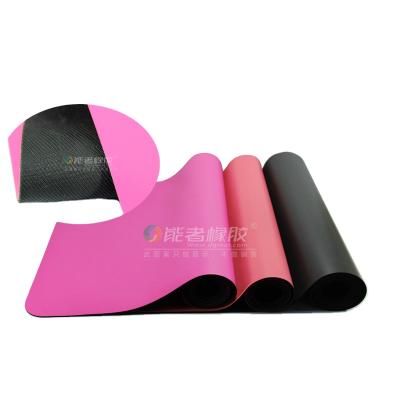 China Durable Solid Soft Plain PU Yoga Mat Yoga Training Mat Yoga Mat Custom Colors for sale