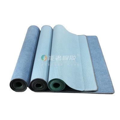 China OEM Yoga Mat Anti-Slip Towel Mat Protect Your Yoga Mat With Eco-friendly Natural Rubber Backing for sale