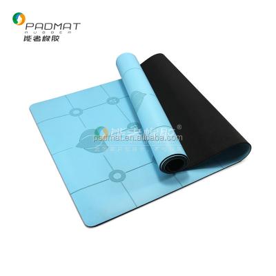 China OEM Label Anti-Slip Natural Rubber Yoga Mat With Durable Outdoor PU Material for sale