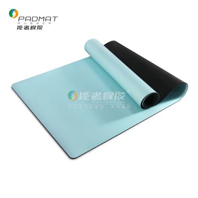 China Anti-Slip Engraved Printed Yoga Mat Soft Natural Rubber PU From Natural Rubber for sale