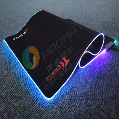 China HEATER hot sale newcomer branded printed extend gamer rgb mouse pad for sale