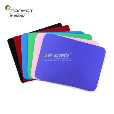 China Anti-Slip Solid OEM EVA Mousepads Custom Fabric Color Mousepad Dongguan Padmat for sale