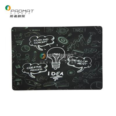 China Anti-slip EVA foam material base mouse pad / CMYK printed PVC hard top mousepad for sale