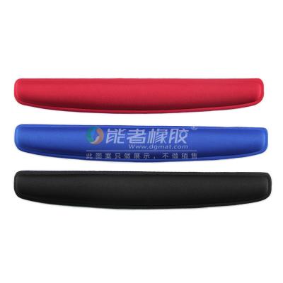 China HOT Customized Ergonomic Comfortable Soft Natural Rubber Gel Keyboard Wrist Rest Pad for sale