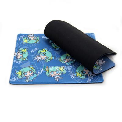 China PASSIONATE Flower Promotional Popular Printed Rubber Mouse Pad for sale