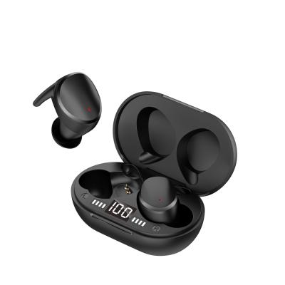 China In-ear Noise Canceling Handsfree Earbuds With Sport Bass Stereo Headphone Automatic Connected Super LED Light Wireless Earbuds for sale