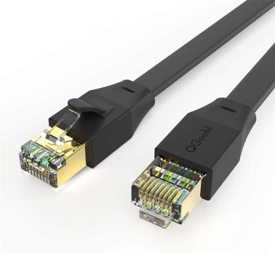 China Cat 8, QGeeM Internet Network Computer Patch Cord, Super Speed ​​Rj45 Ethernet Cable Lan Wire Internet Cable QG-OT08 Connector for sale