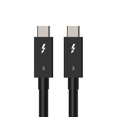 China Passive Type C Gen3 Thunderbolt 3 COMPUTER Cable 5K 60hz PCIE Coaxial Cable 40Gbps Fast Charging Cable 100w USB SSD for sale