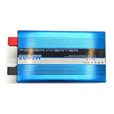 China Solar Inverter off Grid Solar Inverter Solar System Hybrid Inverter 2000W Pure Sine Wave DC to AC 350*188*110mm for sale