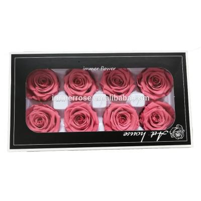 China Real Preserved Flower Best Touch Natural Export Use To Make Rose In Glass Rose for sale