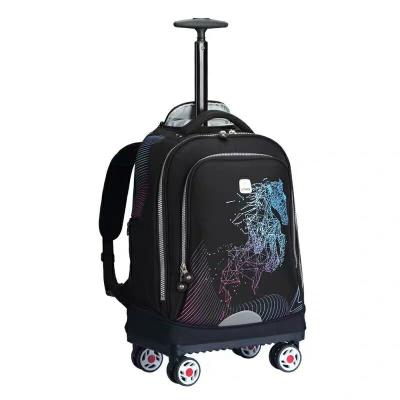 China Fashionable Whole Sales High Quality Single Handle Trolley Bag With 360 Degree 4 Wheels Laptop Compartment for sale