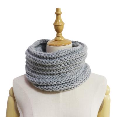 China Flexible Customized Design Winter Acrylic Warmer Snood Recyclable Customized Neck Scarf for sale