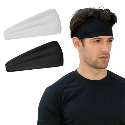 China Moisture wicking Amazon Headband Sport For Gym Man Sweat Band Non Slip Hairband Workout Sweatband Hair Band Running Head Band Yoga Headband Sport for sale