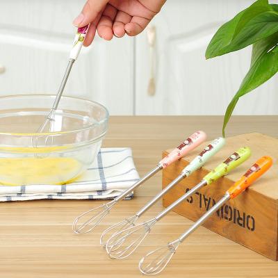 China Fashionable and exquisite viable cartoon handle manual ceramic mixer, kitchen cake baking mixer, beater for sale