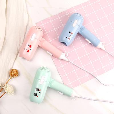 China Foldable Cute Cartoon Hair Dryer Student Dormitory Hair Dryer Portable Mini Home Portable Cold And Hot Air Hair Dryer for sale