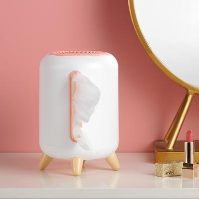 China Creative Viable Bamboo Charcoal Tissue Box Living Room Plastic Household Tissue Deodorization Deodorization Paper Pumping Removable Desktop Storage for sale