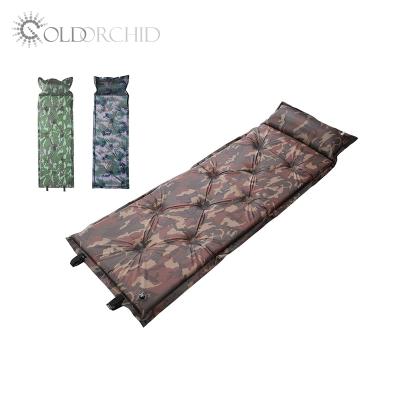 China Outdoor Camping Raising Water Proof Inflatable Camping Sleep Pad Mat Moving Outdoor Air Bed for sale