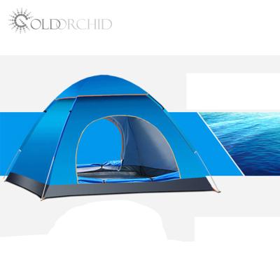 China Camouflage Outdoor Game Beach / Field Tent Camping Automatic Quick Opening Tent for sale