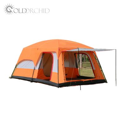 China Camouflage Hot Selling 8 Set / 12 Person Tent Large Family Equipment Outdoor Waterproof Camping Tent for sale