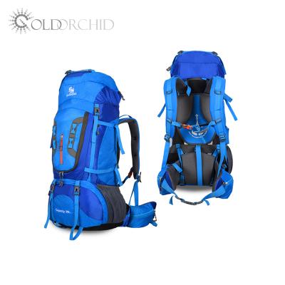 China Durable Hot Selling Nylon Camping Hiking Bag Waterproof Mountaineering Backpack Bags for sale