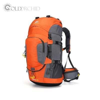 China Durable Wholesale Lightweight 60L Trekking Backpack Outdoor Camping Travel Hiking Rucksack Bag for sale