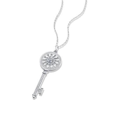 China CLASSIC Pendant Lock Charm Jewelry Silver Pendant Necklace for sale