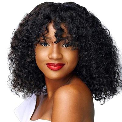 China Wholesale Peruvian Virgin Hair Wig 4*4 Lace Closure Swiss Curly Kinky Curly Human Hair Wigs With Kinky Curls for sale