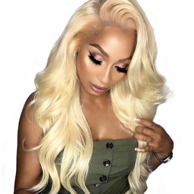 China High Quality 613 Blonde Body Wave Virgin Hair Lace Front Wigs Vendor HD Lace Front Human Hair Wigs HD Lace Front Pre Plucked for sale