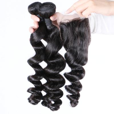 China Corollahair Cheap Wholesale 10a Loose Wave Virgin Indian Raw Unprocessed Cuticle Aligned Hair Free Sample Loose Wave Hair Extension for sale