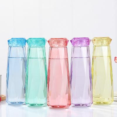 China Custom High Quality Viable Portable Promotional Cup Water Bottle Glass Water Bottle For Women for sale