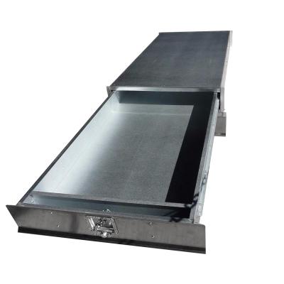 China Under Tray Tools Storage Galvanized Steel Heavy Duty Ute Under Tray Drawer Tool Box for sale